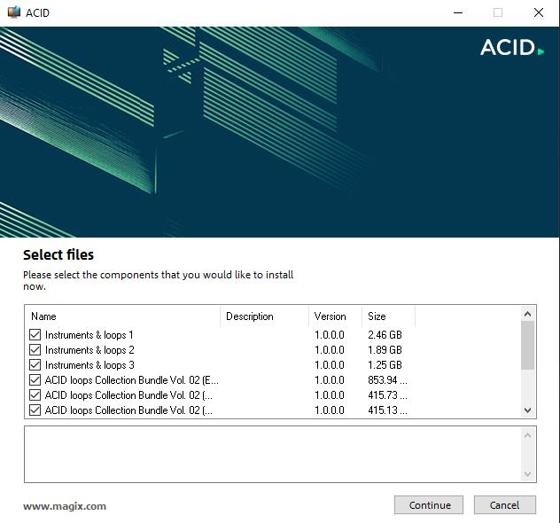 rex2 loops can play in acid pro 8